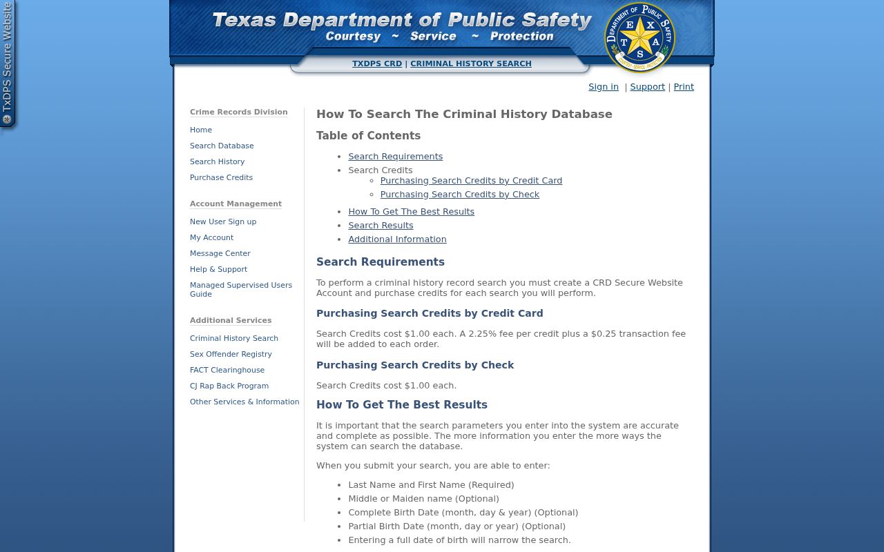 Scurry County arrest history in Texas DPS criminal records