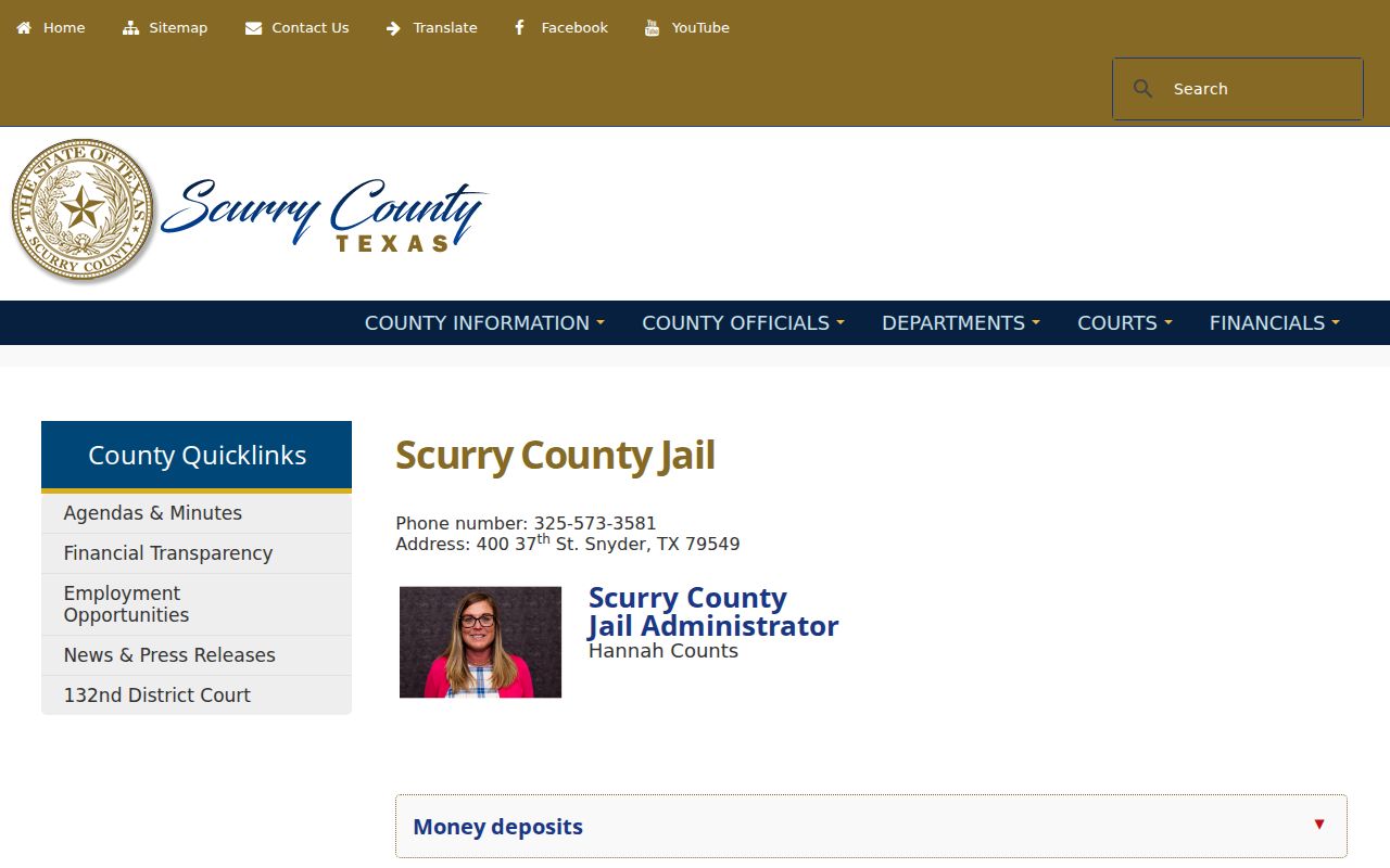 Scurry County arrest history and jail booking records