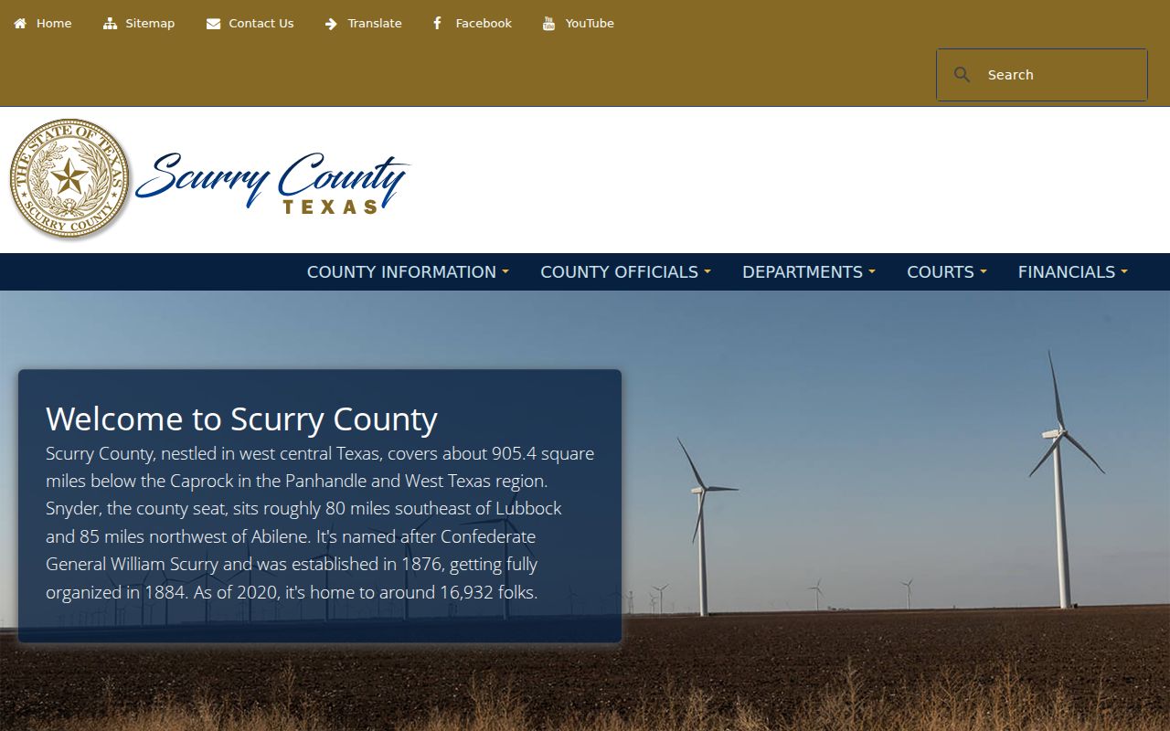 Scurry County criminal history office directory